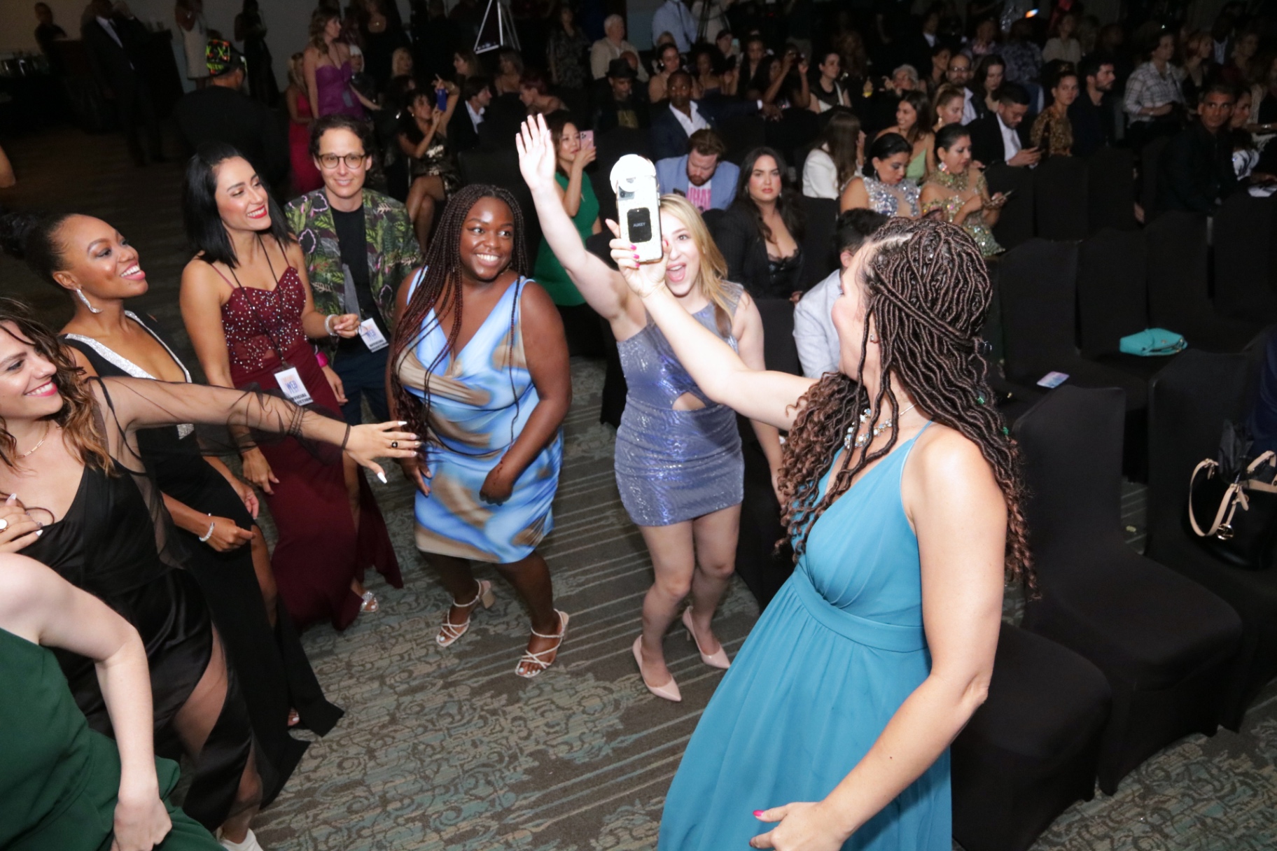 Gala night in Miami — guests celebrating